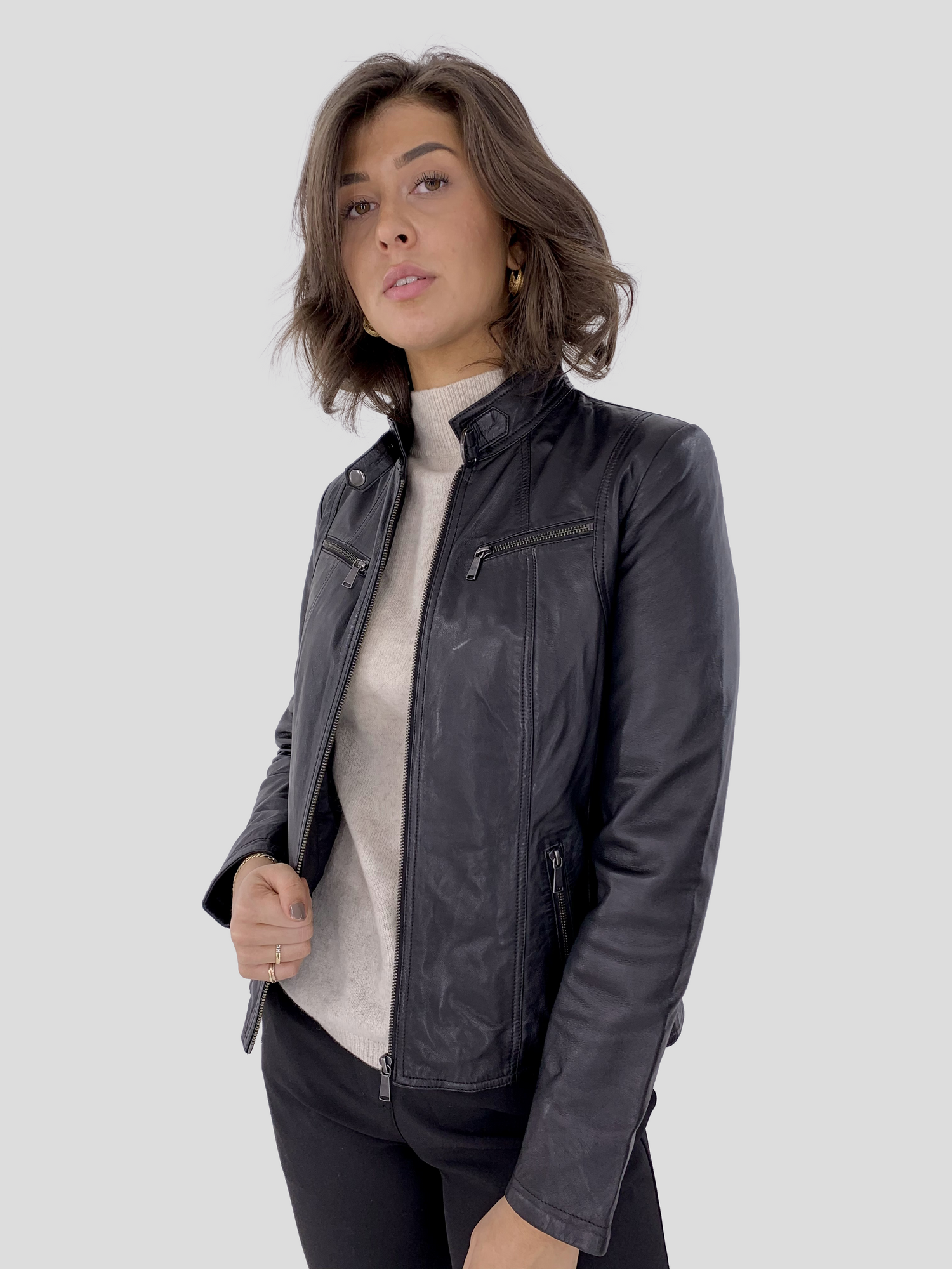 Merry Lamb Polish Nappa Leather Black 7