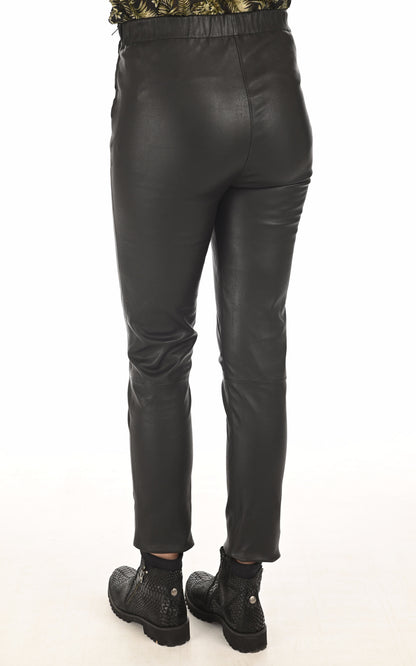 A &quot;PENELOPE&quot; Noir La Canadienne Pantalon Femme back photo