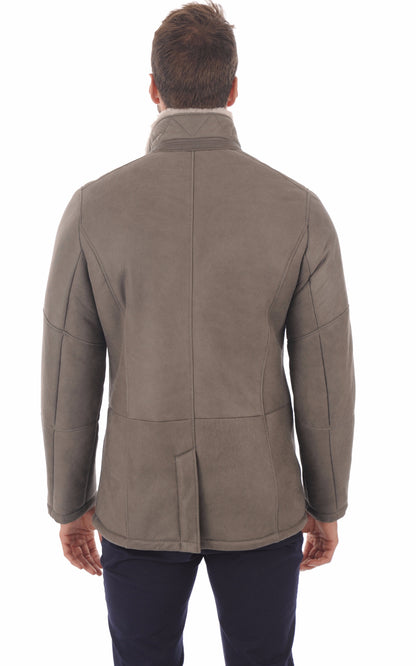 A &quot;ANTHONY&quot; Taupe Christ 3/4 Homme back photo