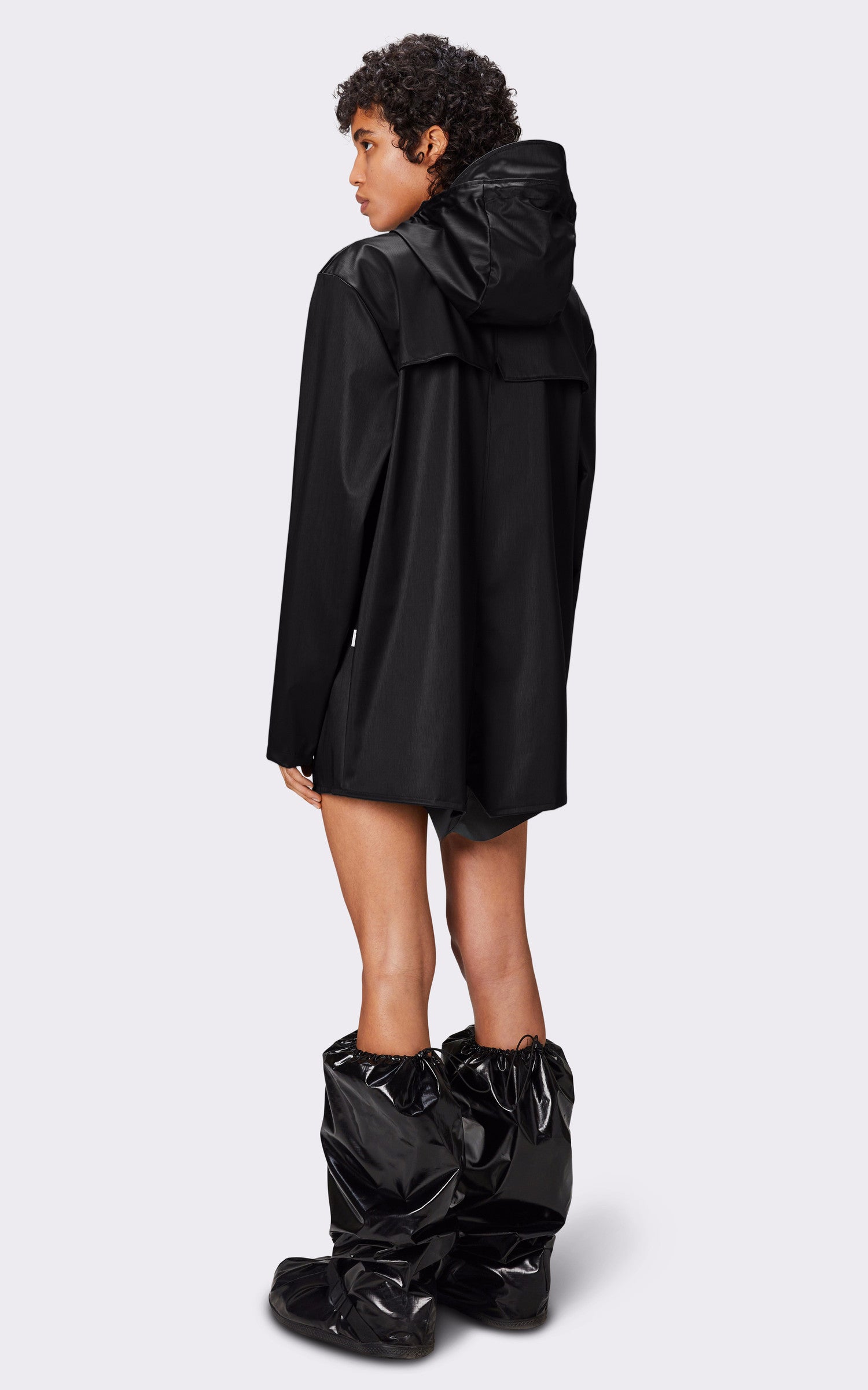 A &quot;12010 JACKET&quot; Noir Rains Veste Mixte back photo