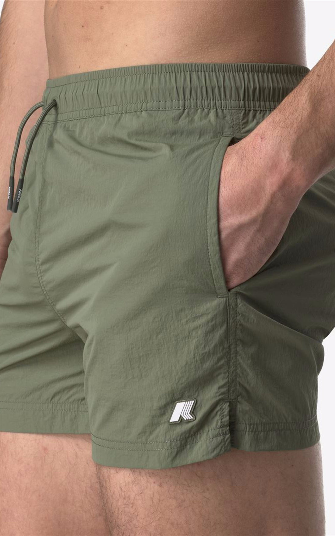 A &quot;HAZEL BEACH K8136LW&quot; Vert K-Way maillot_de_bain Homme opened photo