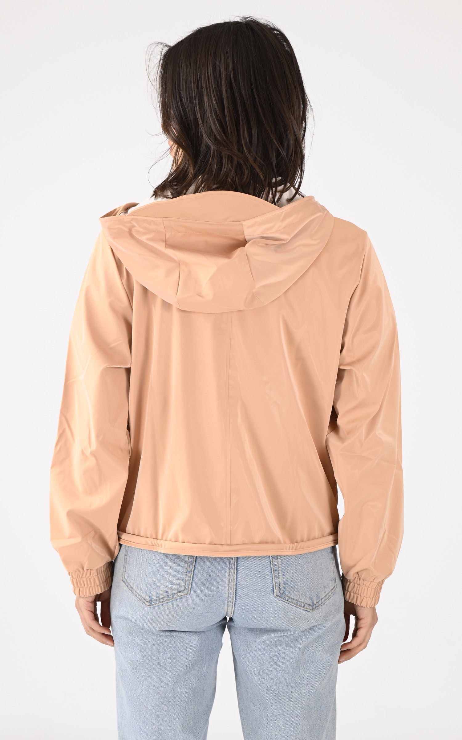 A &quot;18040 STRING W JACKET&quot; Rose Rains Blouson Femme back photo 4