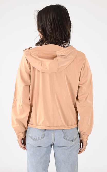 A &quot;18040 STRING W JACKET&quot; Rose Rains Blouson Femme back photo