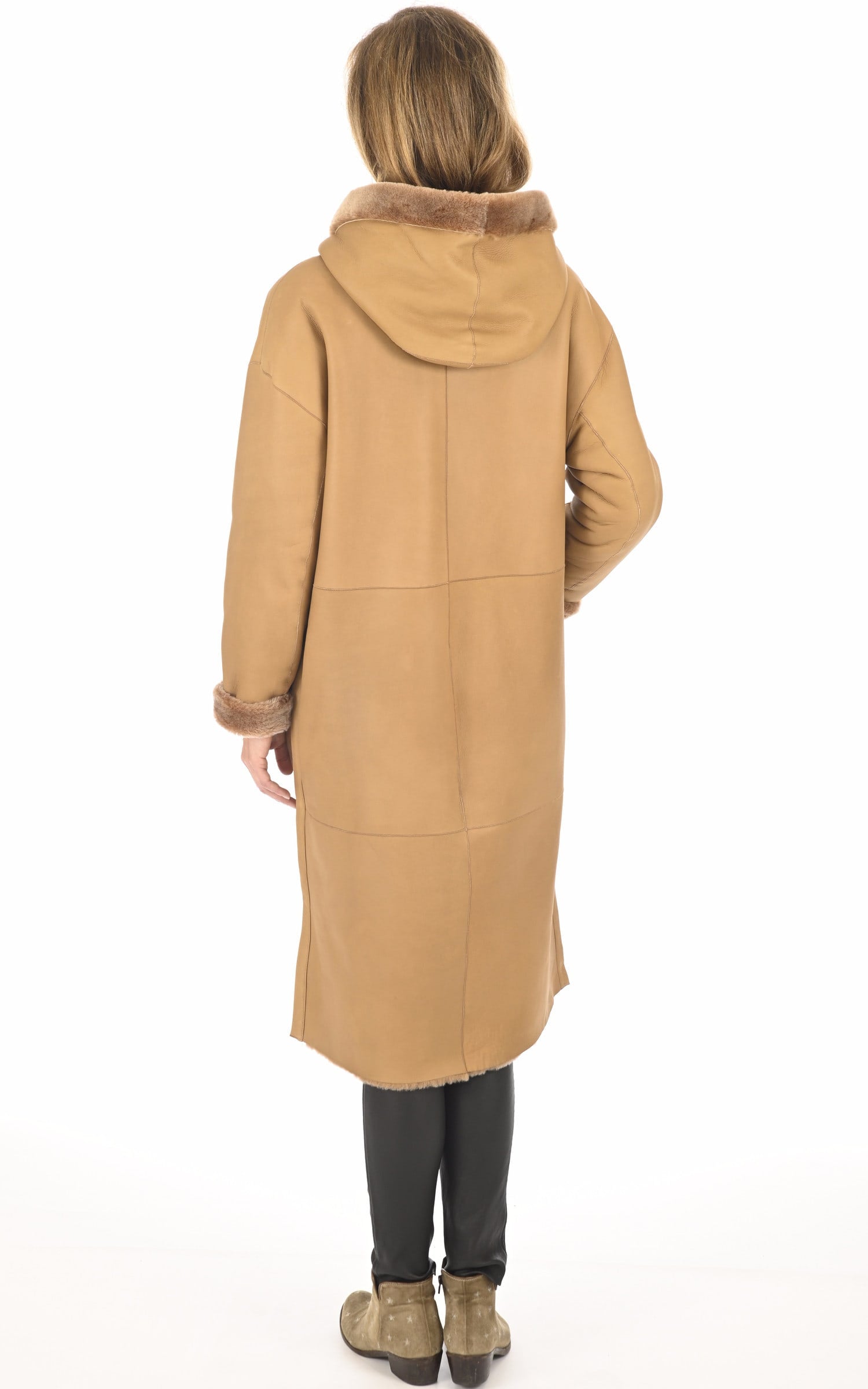 7/8 Df Femme Manzoni 24, modèle 22ad003 de couleur beige / taupe