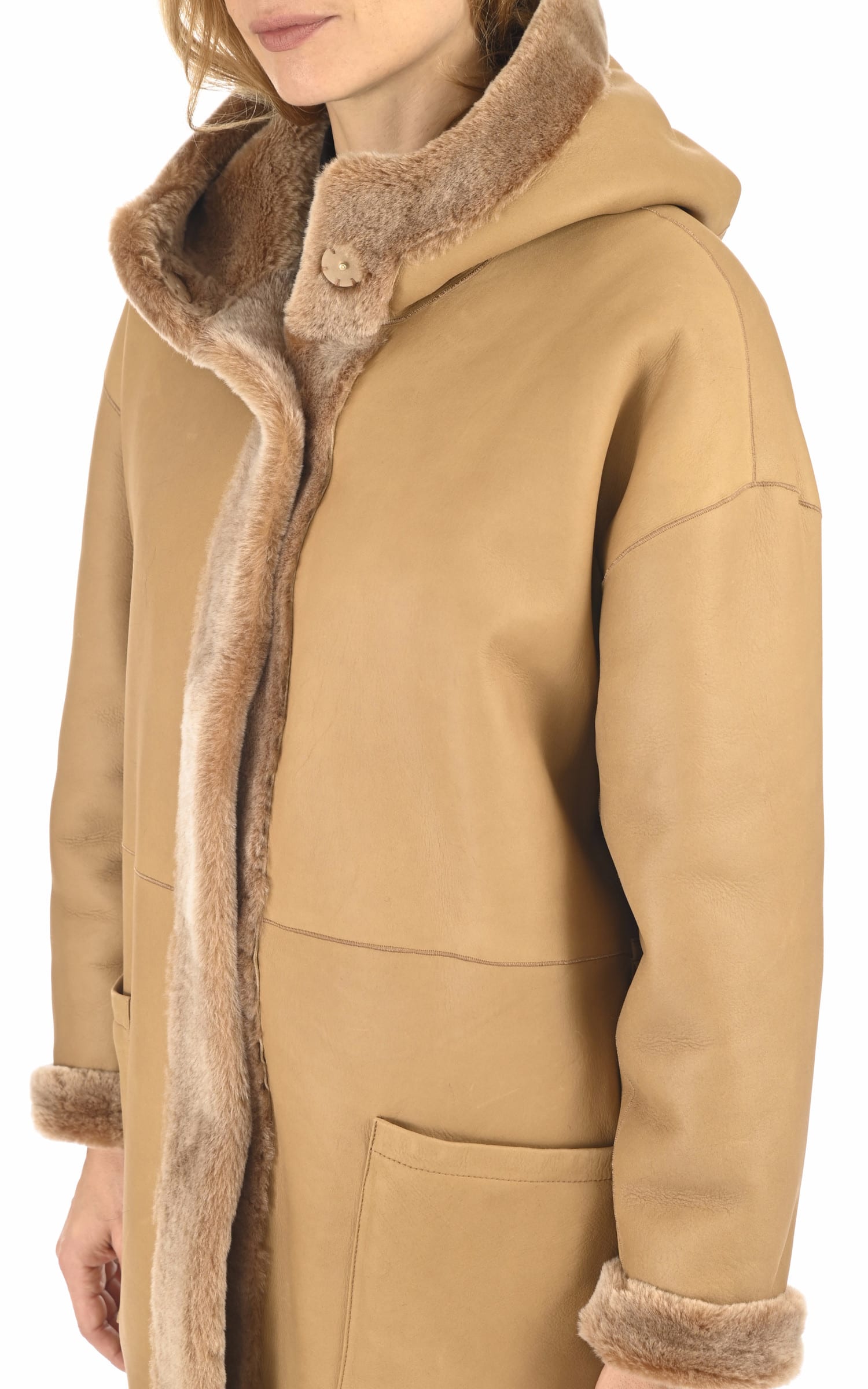 7/8 Df Femme Manzoni 24, modèle 22ad003 de couleur beige / taupe 5