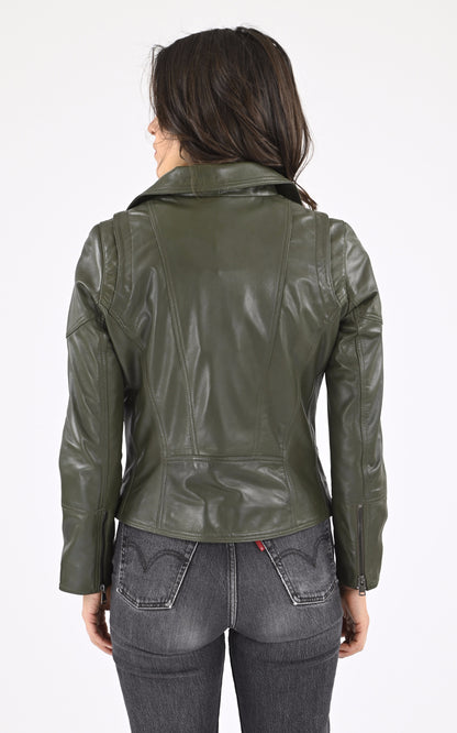 A &quot;LOVELY&quot; Kaki Giorgio &amp; Mario Blouson Femme back photo