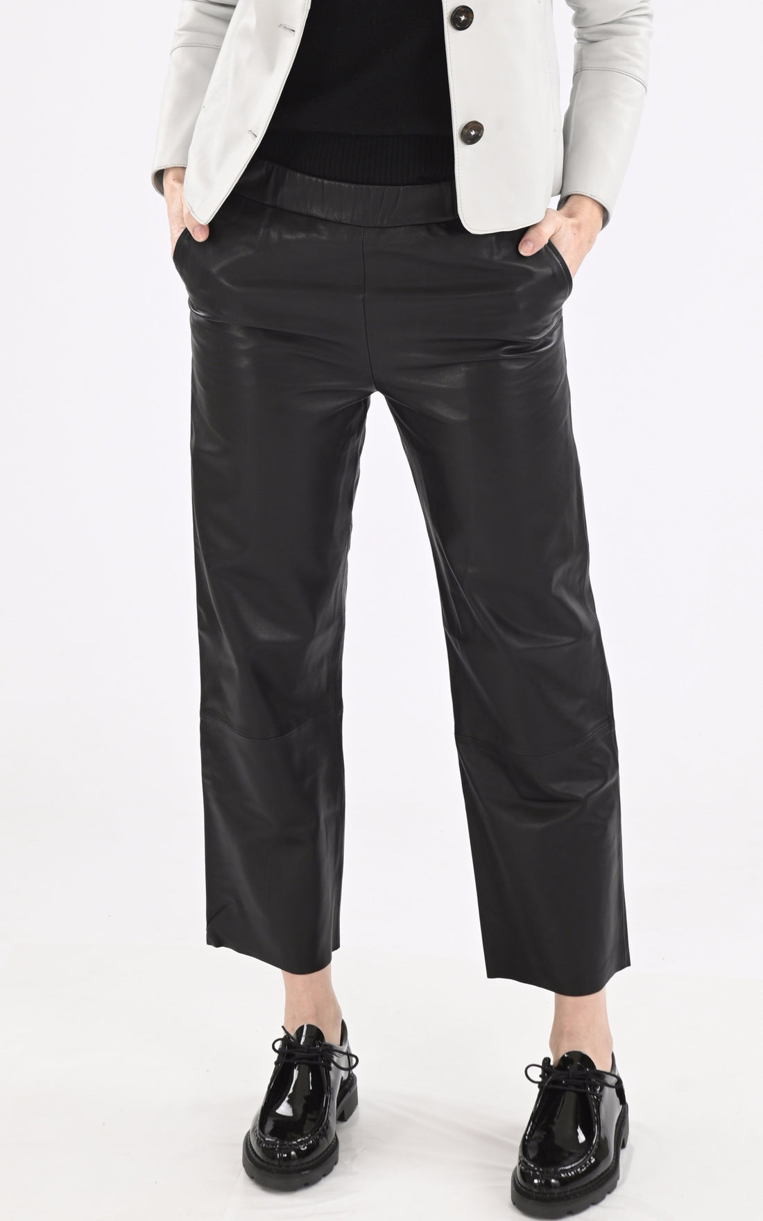 A &quot;SARA PANT&quot; Noir Serge Pariente Pantalon Femme closed photo