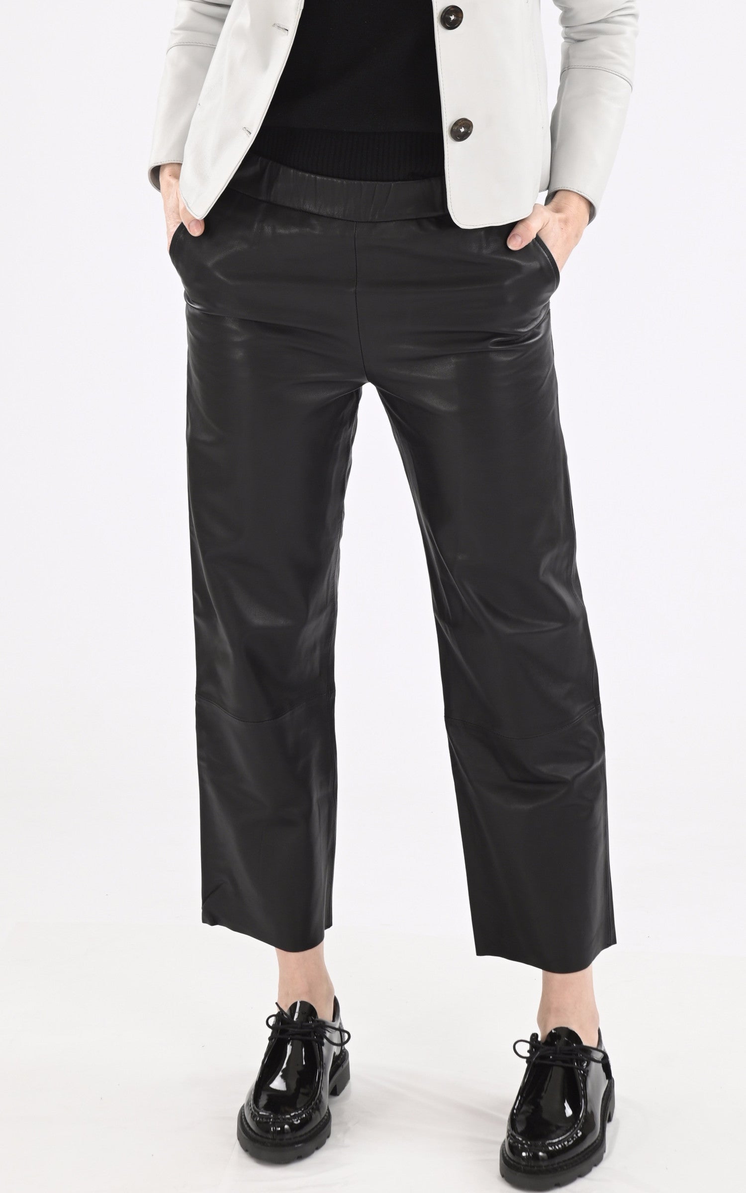 A &quot;SARA PANT&quot; Noir Serge Pariente Pantalon Femme closed photo