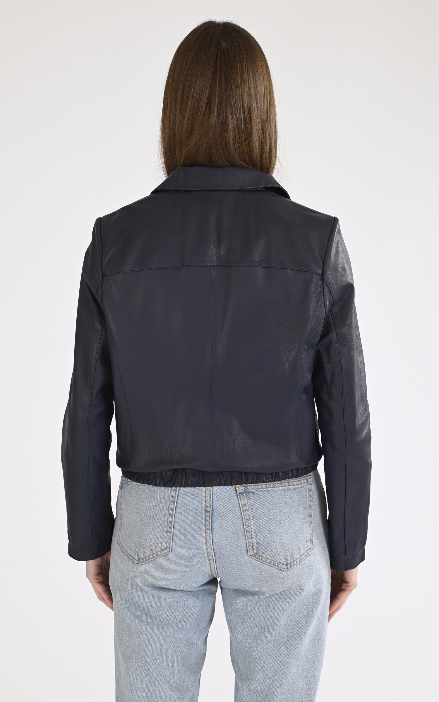 A &quot;ODESSA 65065&quot; Bleu Marine Oakwood Blouson Femme back photo 4