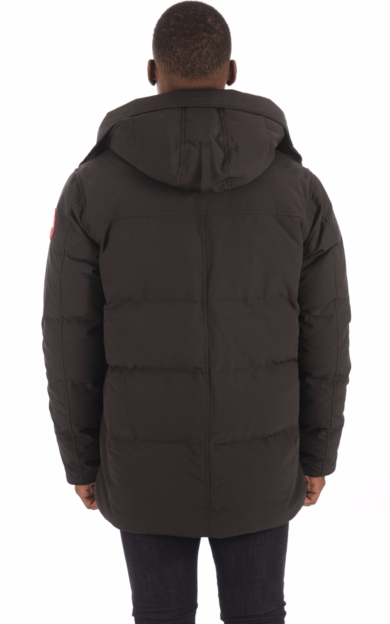 A &quot;MAC MILLAN 3804M&quot; Noir Canada Goose 3/4 Doudoune Homme back photo 4