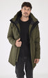 A "PIERRE" Kaki Nobis 3/4 Doudoune Homme opened photo