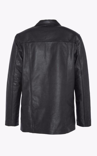 A &quot;LC MAINE 2&quot; Noir Schott Veste Homme back photo