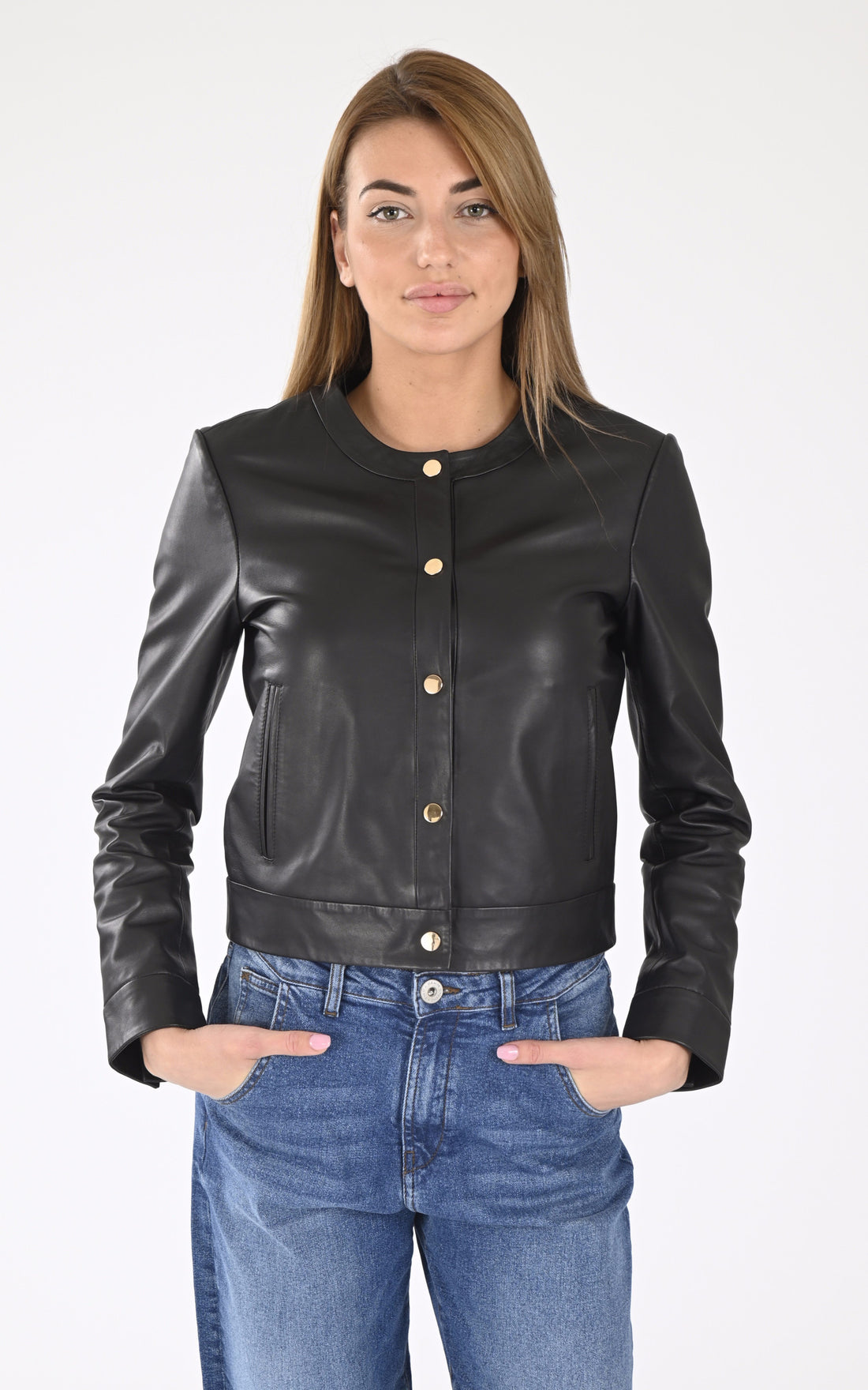 A &quot;MARION&quot; Noir Serge Pariente Veste Femme opened photo