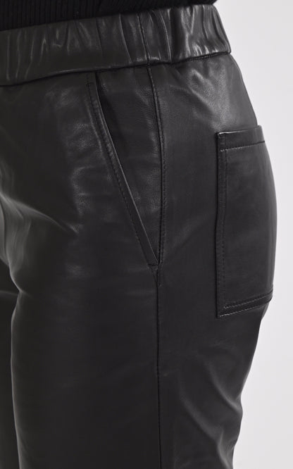 A &quot;SARA PANT&quot; Noir Serge Pariente Pantalon Femme details photo