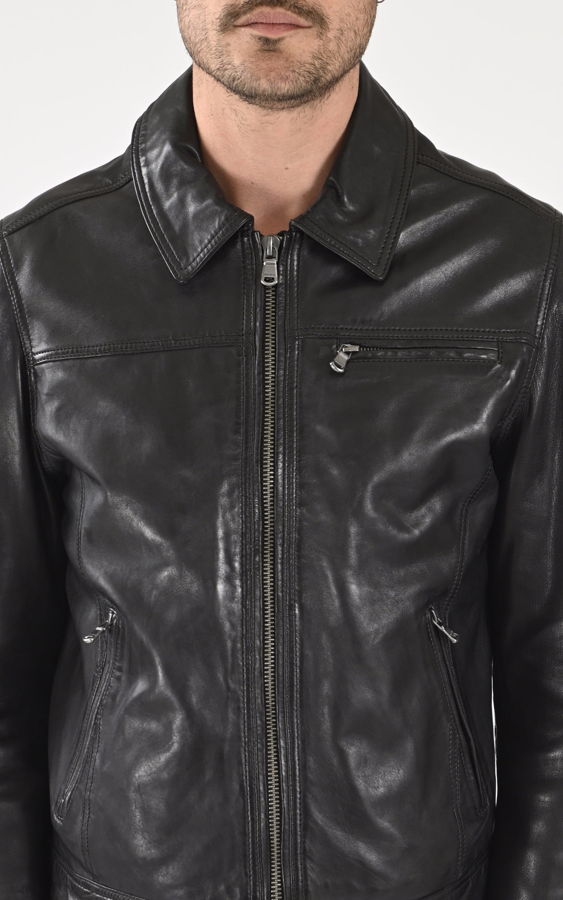 A &quot;MAJOR 100144&quot; Noir Daytona 73 Blouson Homme opened photo