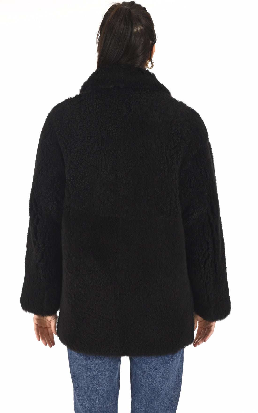 A &quot;ANY&quot; Noir La Canadienne Veste Femme opened photo