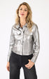 A "RUBY METAL 64872" Argenté Oakwood Blouson Femme closed photo