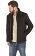 A "GARY DA 100077" Marron La Canadienne Blouson Homme opened photo