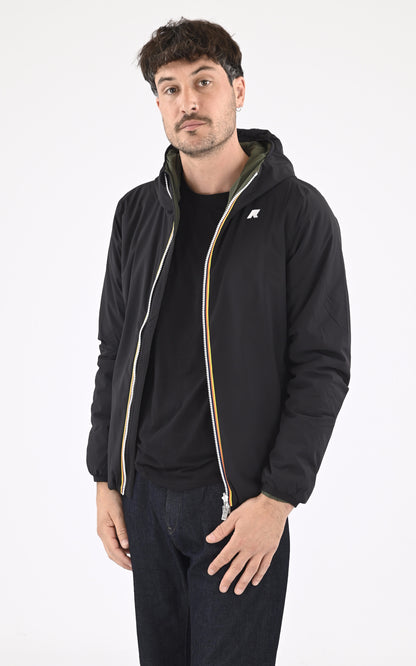 A &quot;JACK ST WARM K6128W&quot; Kaki K-Way Blouson Homme opened photo