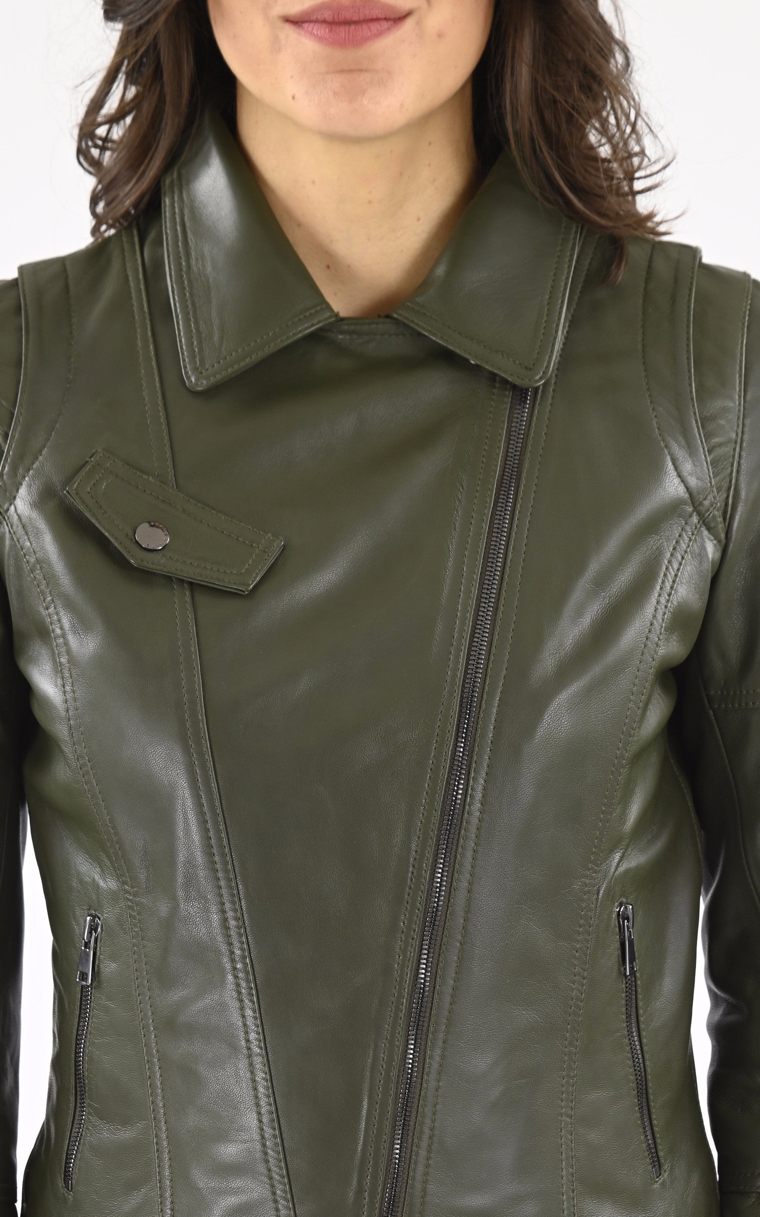 A &quot;LOVELY&quot; Kaki Giorgio &amp; Mario Blouson Femme details photo 5