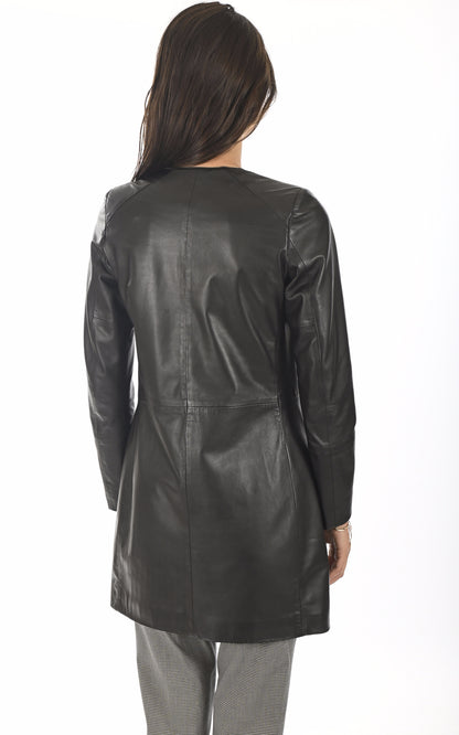 A &quot;IOLANDA GRIFFES FF&quot; Noir La Canadienne 3/4 Femme back photo