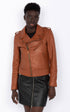 A "LCW1601D" Cognac Schott Perfecto Femme opened photo