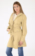 A "18130 CURVE JACKET" Beige Rains 3/4 Femme opened photo