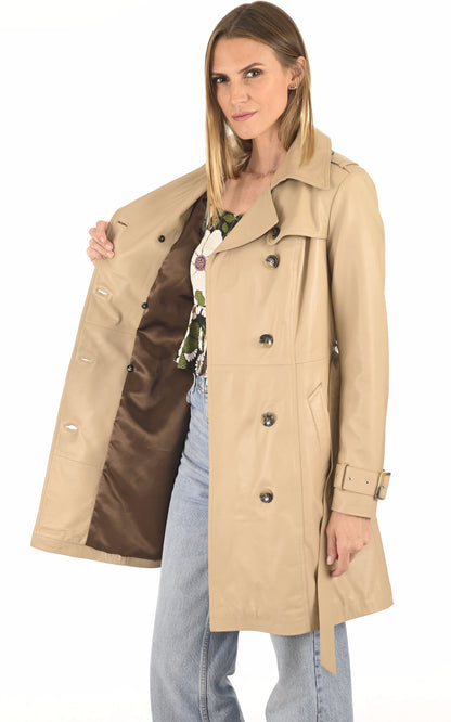 A &quot;MARGOT&quot; Beige La Canadienne 7/8 Femme interior photo