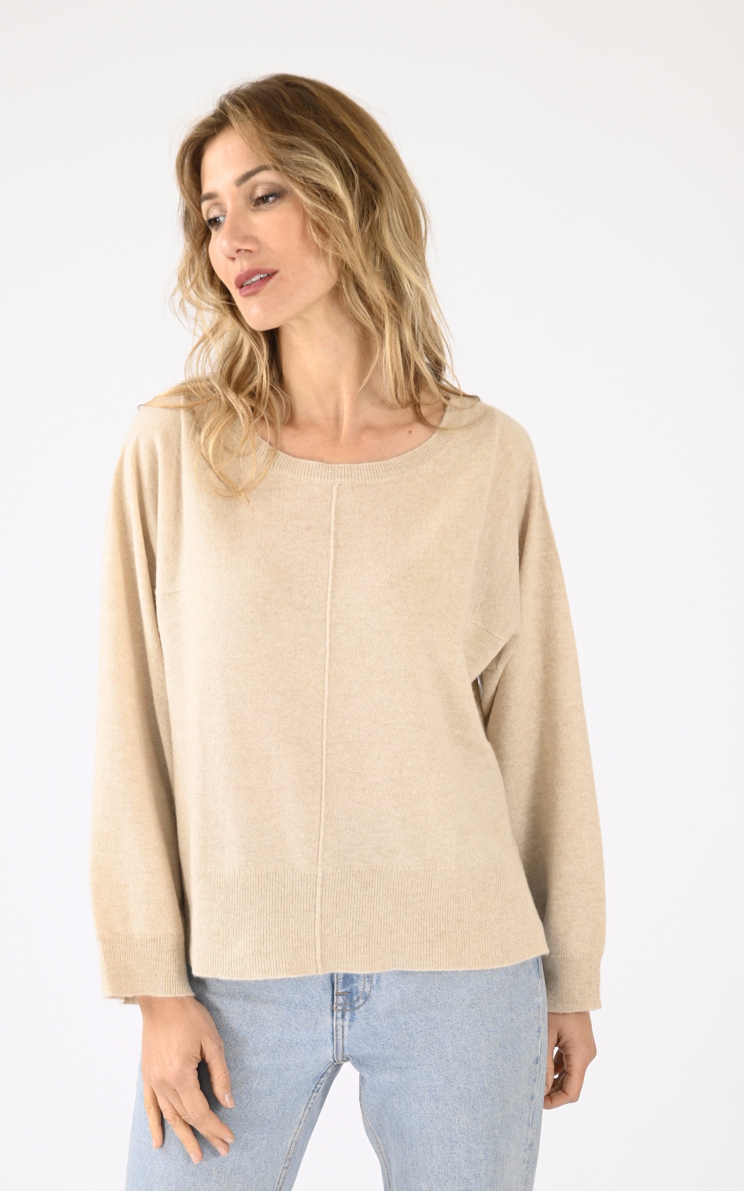 A &quot;JEANNE 4502054C&quot; Beige Notshy Pull Femme closed photo 2