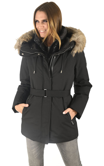 A &quot;JENI-F&quot; Noir Mackage Ves Doudoune Femme closed photo