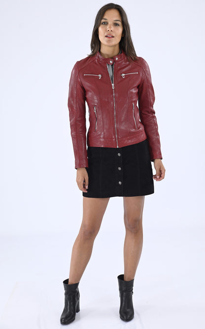 A &quot;JOLYA 102581&quot; Rouge Rose Garden Blouson Femme closed photo