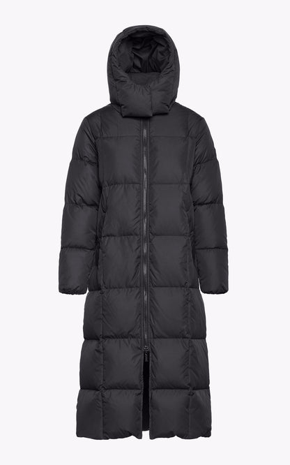 A &quot;HAILEY 2&quot; Noir Pyrenex 7/8 Doudoune Femme details photo