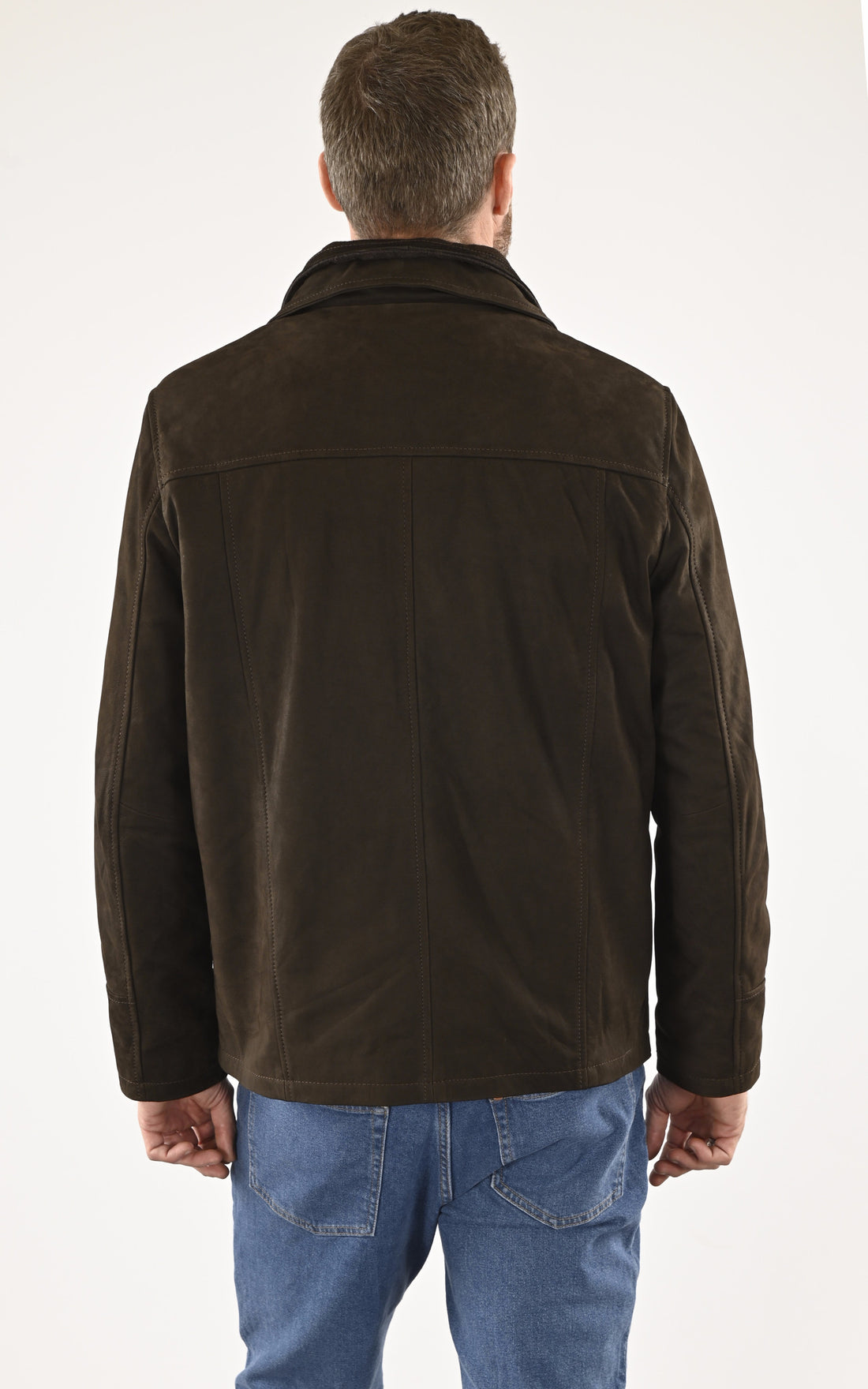 A &quot;COOPER&quot; Marron La Canadienne Blouson Homme opened photo