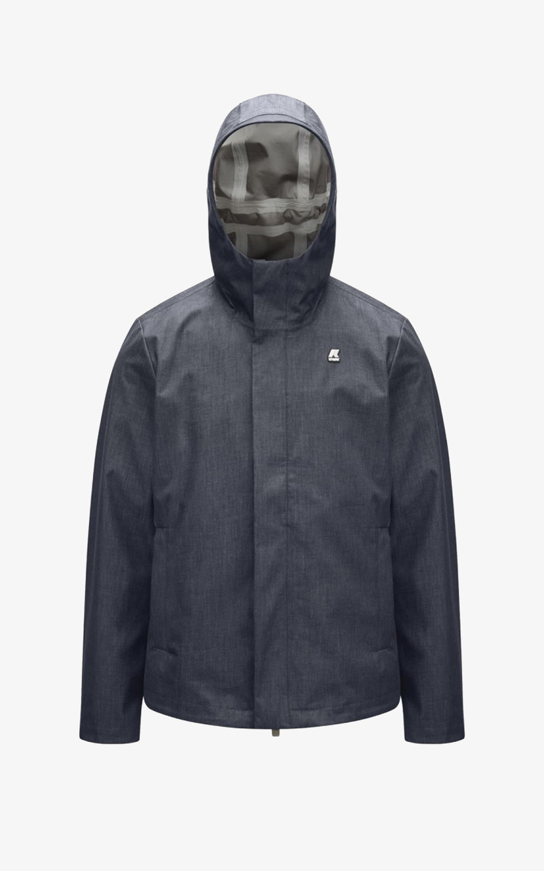 A &quot;JACQUEL DENIM 3L K6112WW&quot; Bleu K-Way Blouson Homme opened photo