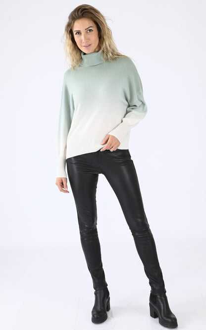 A &quot;MYPRINCESS&quot; Vert Les Tricots de Léa Pull Femme opened photo