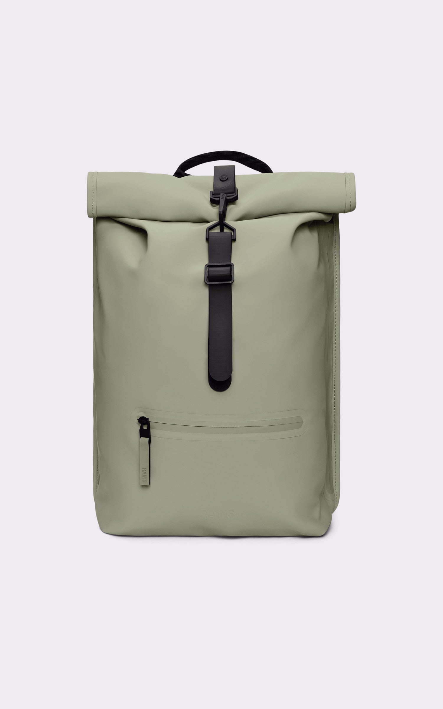 A &quot;13320 ROLLTOP RUCKSACK&quot; Vert Rains Sac Mixte opened photo 1