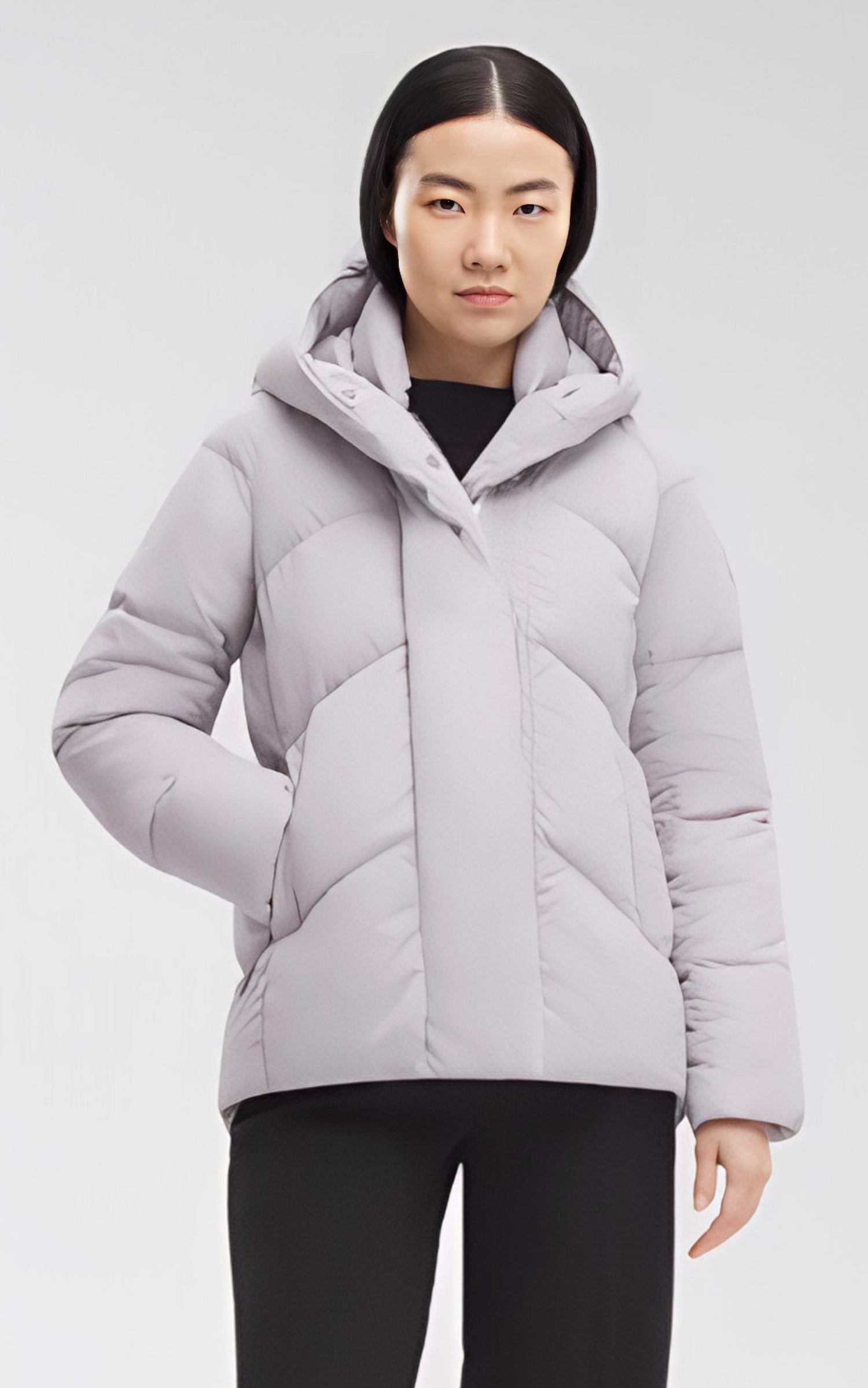 A &quot;MARLOW JACKET 3904W&quot; Gris Canada Goose Ves Doudoune Femme opened photo 1