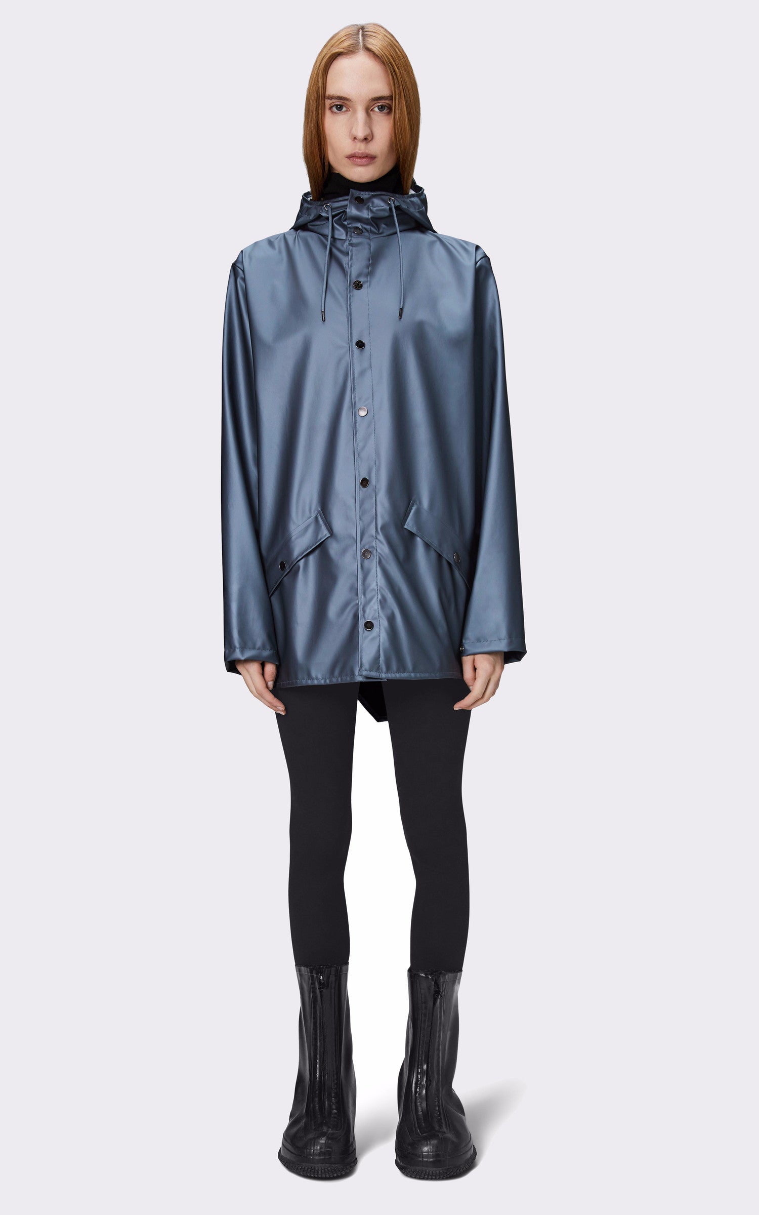 A &quot;12010 JACKET&quot; Bleu Rains Veste Mixte closed photo