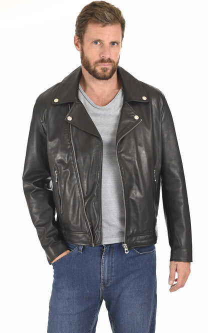 A &quot;ALEY 101982&quot; Noir Daytona 73 Perfecto Homme opened photo