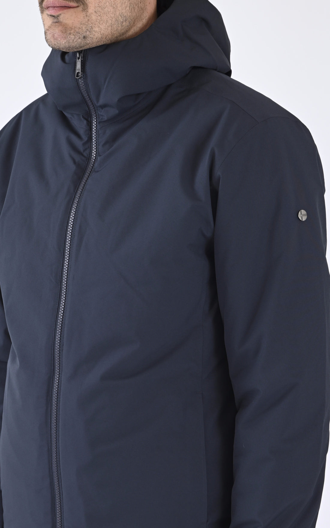 A &quot;NIMBUS&quot; Bleu Marine Scandinavian Edition Blouson Homme closed photo