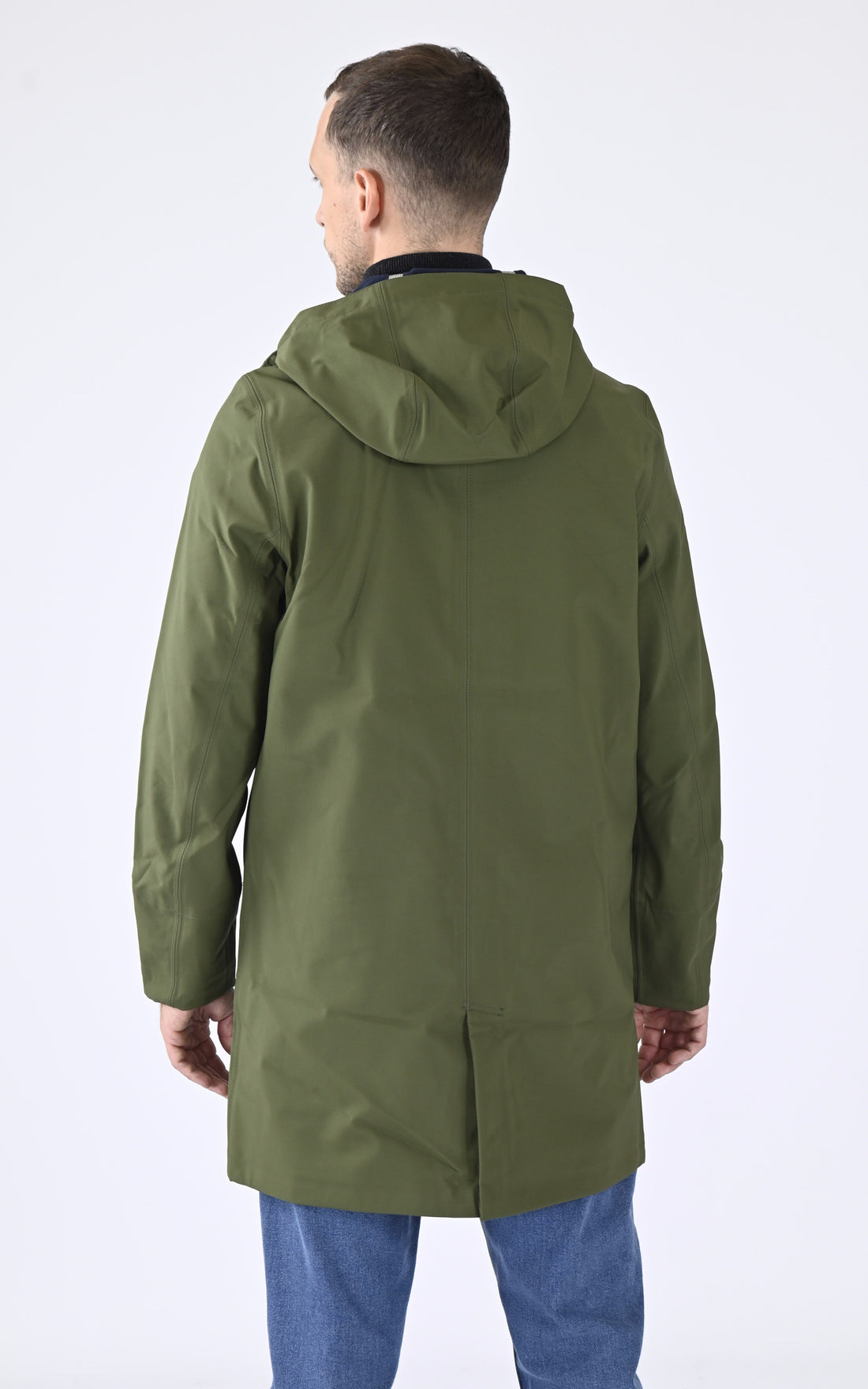 A &quot;THOMAS BONDED K7126WW&quot; Vert K-Way 3/4 Homme opened photo