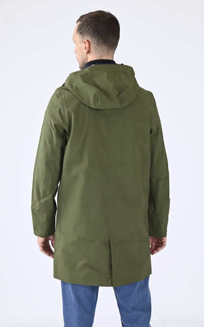 A &quot;THOMAS BONDED K7126WW&quot; Vert K-Way 3/4 Homme back photo