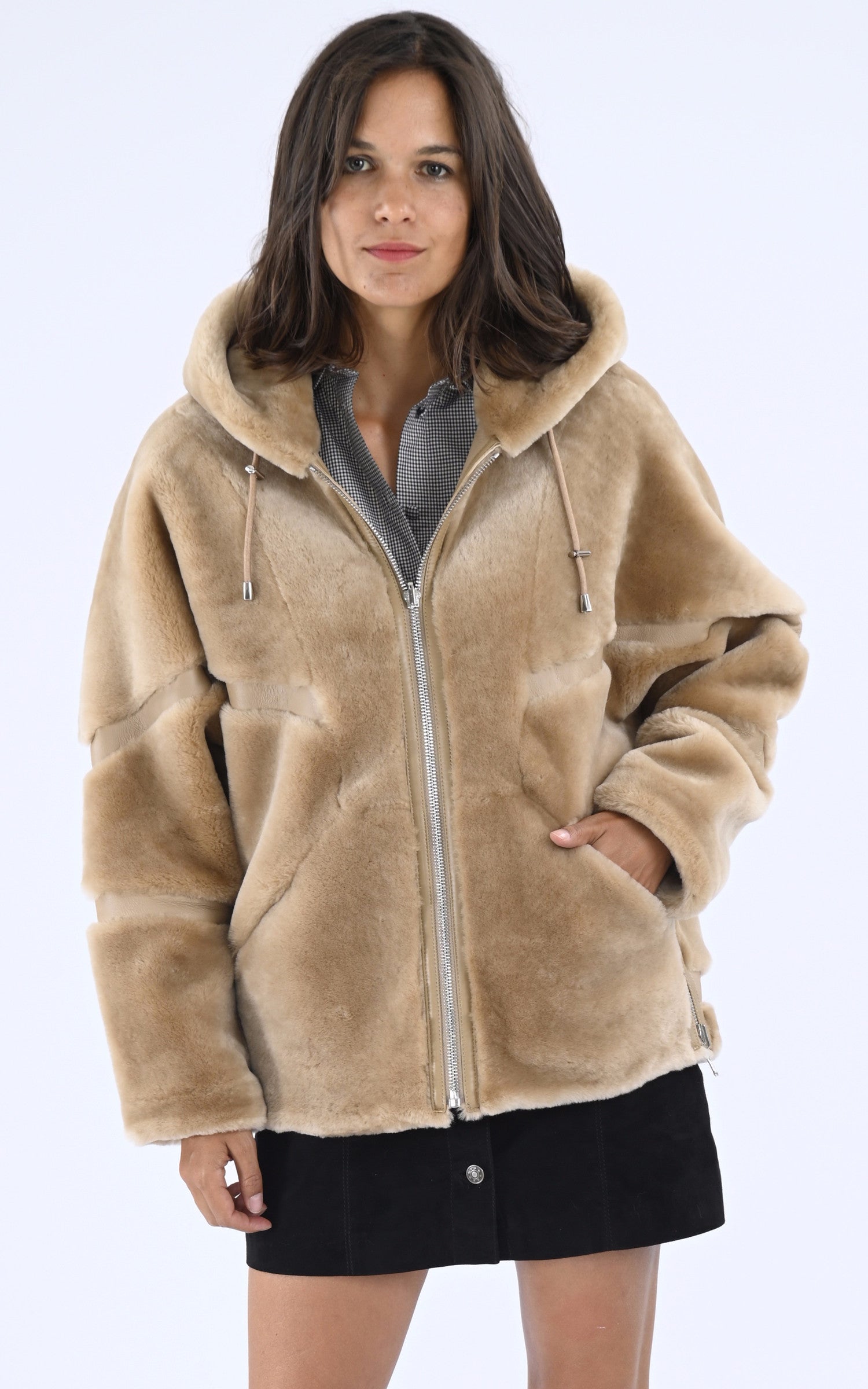 A &quot;GENA 72&quot; Camel Levinsky Veste Femme opened photo 1