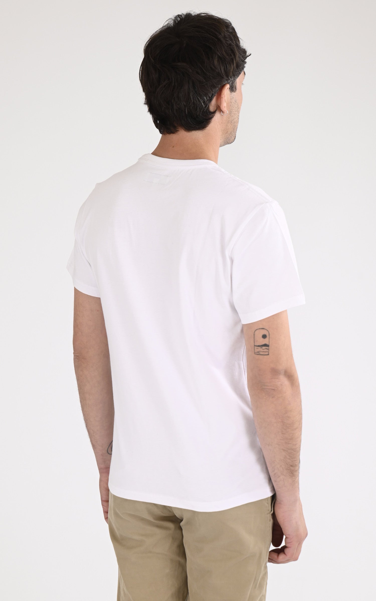 A &quot;CHALLENGER 103941&quot; Blanc Marine Nationale T-shirt Homme back photo