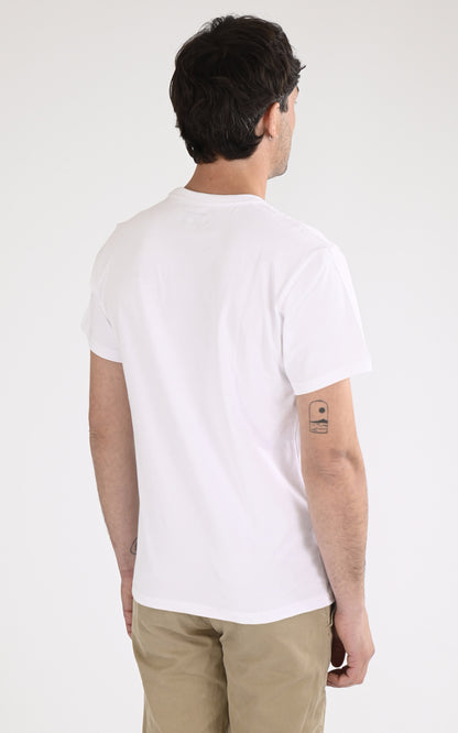 A &quot;CHALLENGER 103941&quot; Blanc Marine Nationale T-shirt Homme back photo