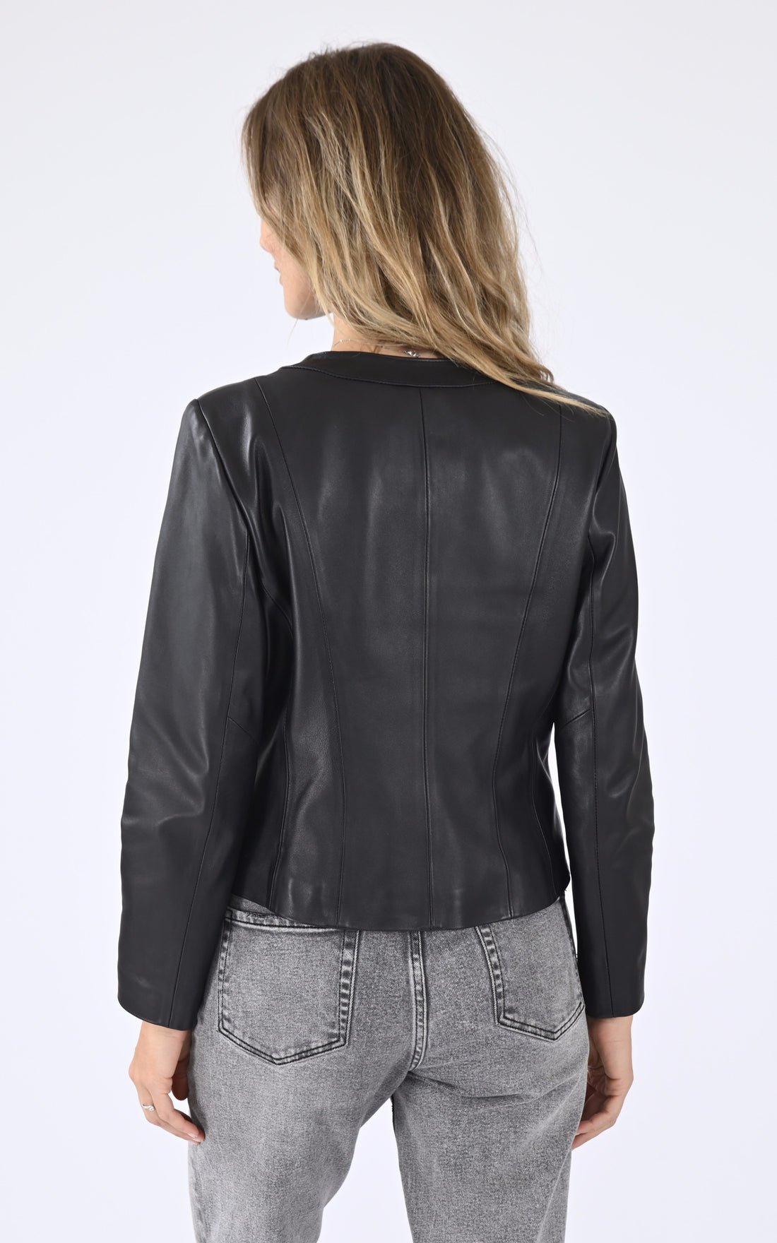 A &quot;LISE FF&quot; Noir La Canadienne Blouson Femme closed photo
