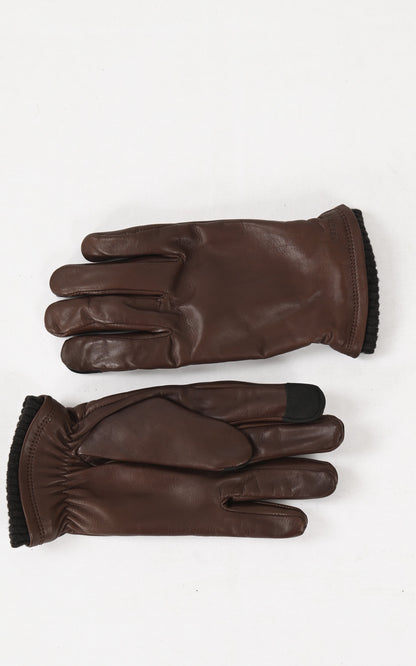 A &quot;23570 JOHN&quot; Marron Hestra Gants Homme opened photo
