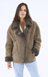A "CORALIE" Kaki La Canadienne Veste Femme closed photo