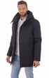 A "PIERRE" Navy Nobis 3/4 Doudoune Homme opened photo