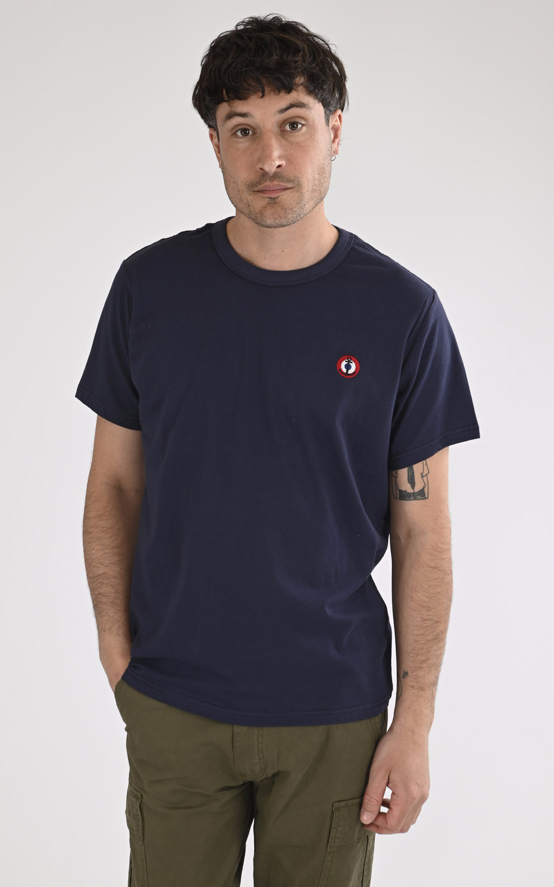 A &quot;CHALLENGER  103941&quot; Bleu Marine Marine Nationale T-shirt Homme opened photo